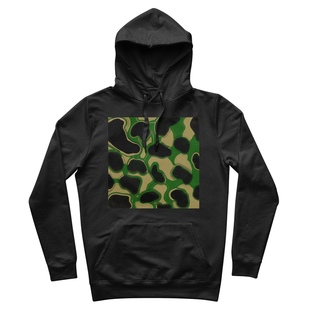 Ape Camo Green - Organic Hoodie
