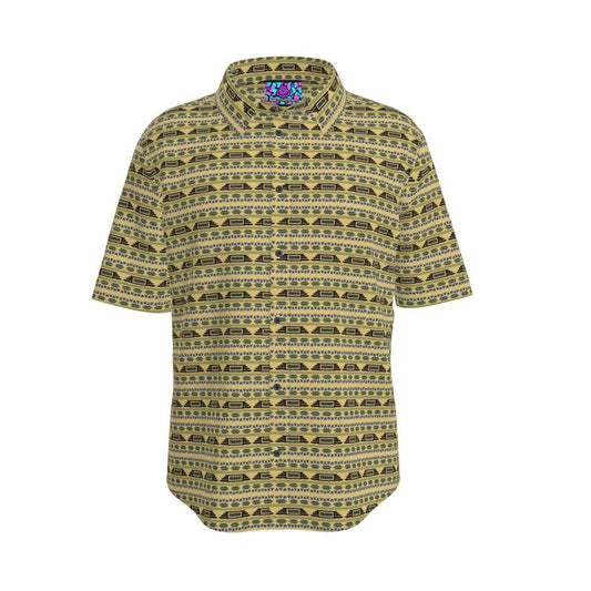 Ape Tribe - Yellow Button-Up Shirt