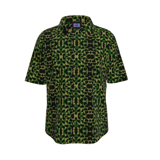 Ape Camo - Green Button-Up Shirt