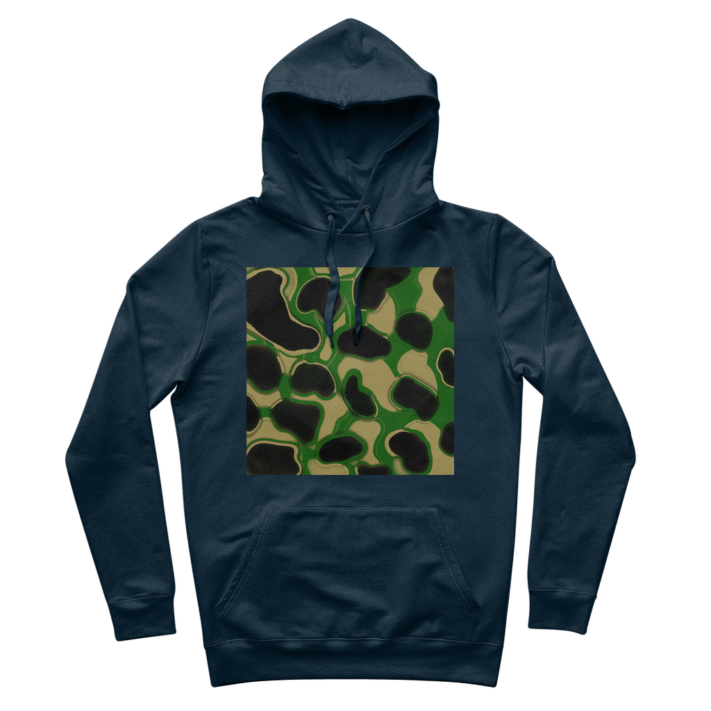 Ape Camo Green - Organic Hoodie