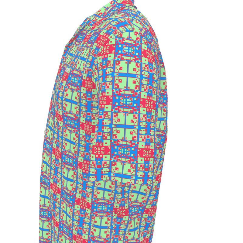 Pixel Ape Revere Shirt - Blue