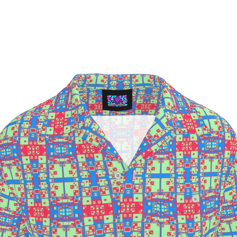 Pixel Ape Revere Shirt - Blue