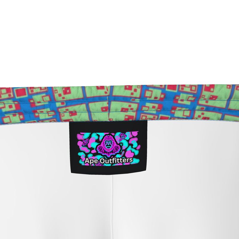 Pixel Ape Riviera Shorts - Blue