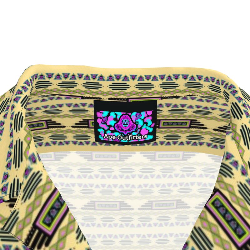 Aztec Ape Revere Shirt - Yellow