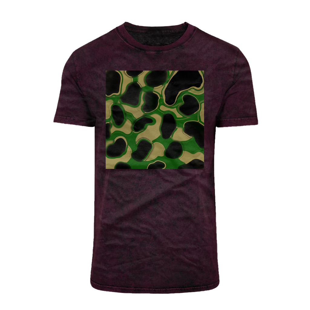 Ape Camo Green - Acid Washed T-Shirt