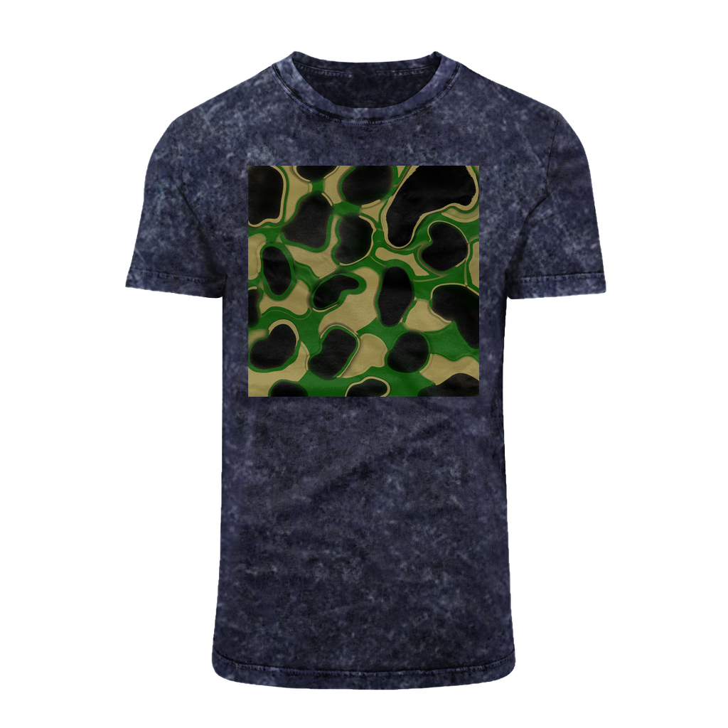Ape Camo Green - Acid Washed T-Shirt