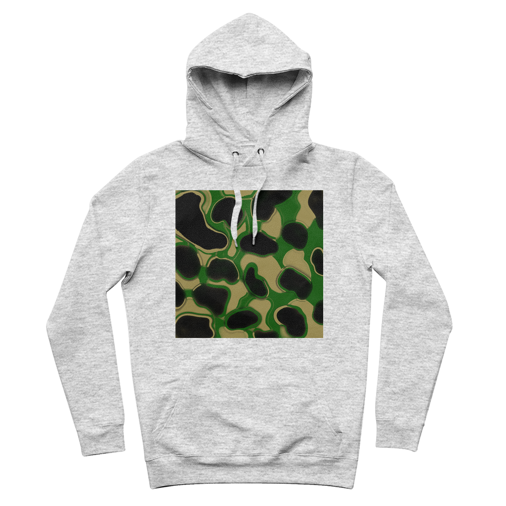 Ape Camo Green - Organic Hoodie