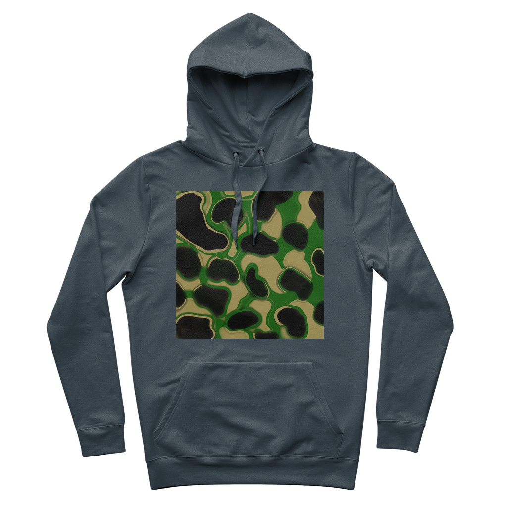 Ape Camo Green - Organic Hoodie