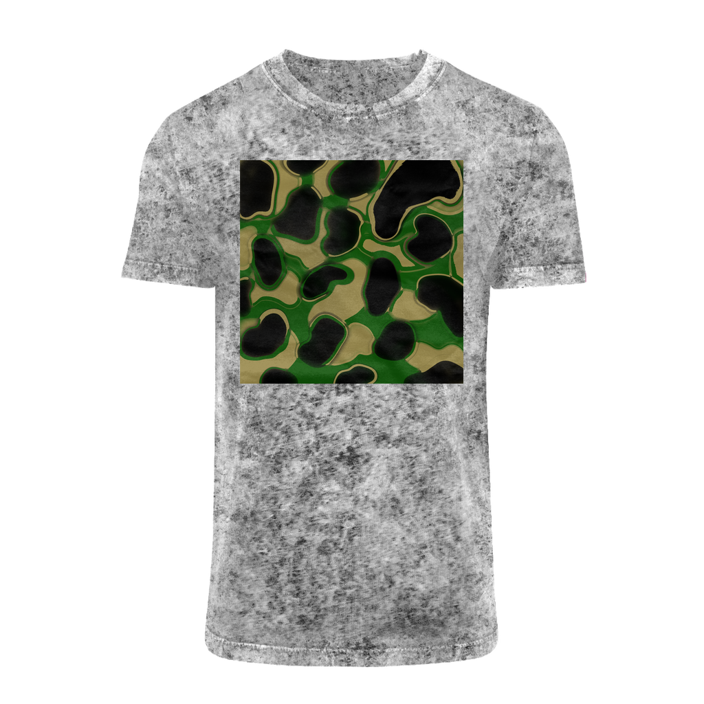 Ape Camo Green - Acid Washed T-Shirt