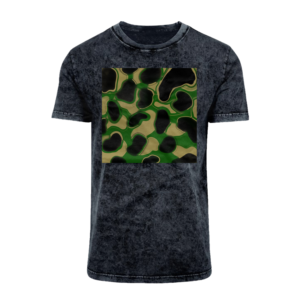 Ape Camo Green - Acid Washed T-Shirt