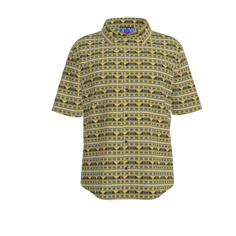 Ape Tribe - Yellow Button-Up Shirt