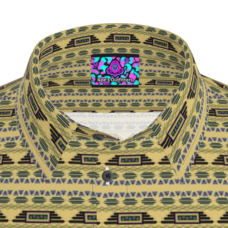 Ape Tribe - Yellow Button-Up Shirt