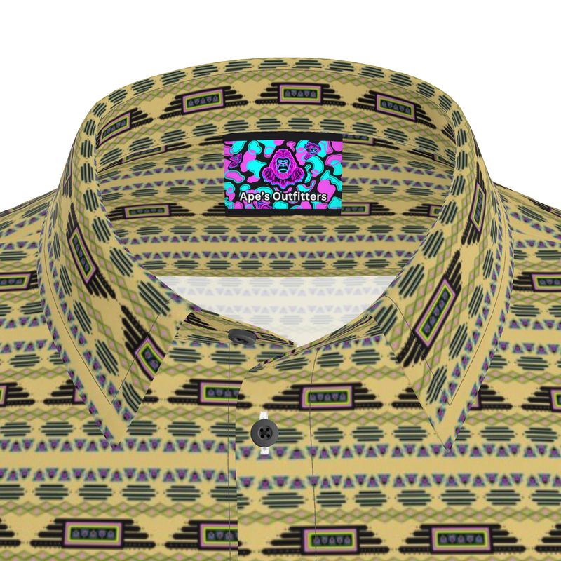 Ape Tribe - Yellow Button-Up Shirt