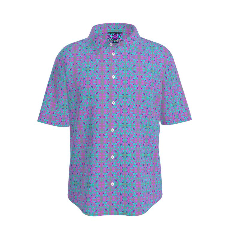 Ape Camo - Purple Button-Up Shirt