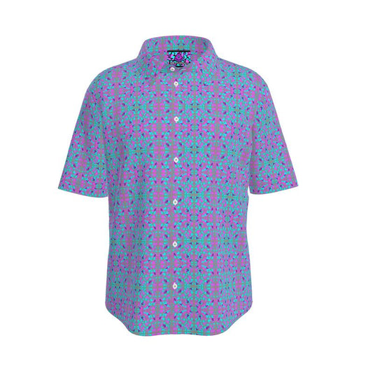 Ape Camo - Purple Button-Up Shirt