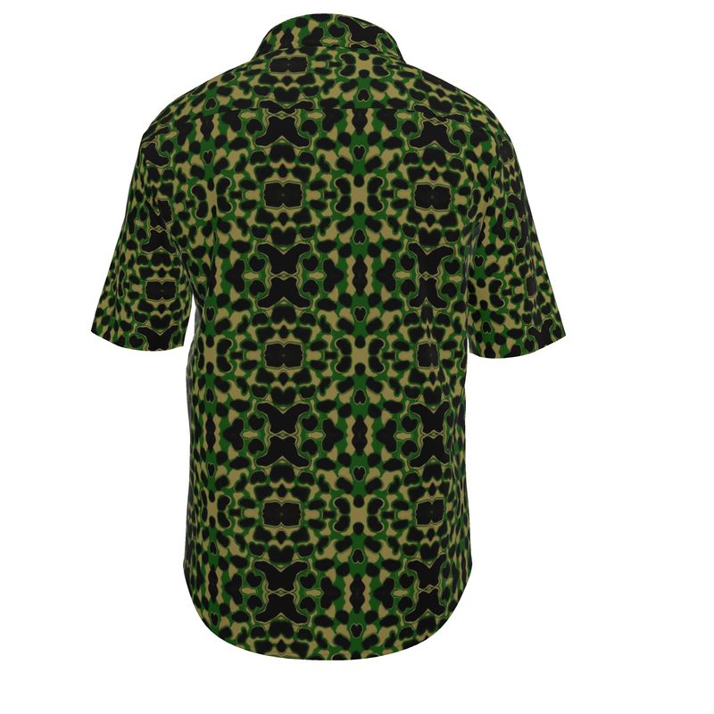 Ape Camo - Green Button-Up Shirt