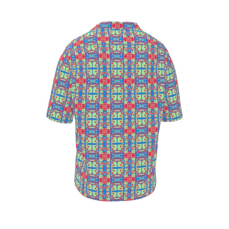 Pixel Ape Revere Shirt - Blue