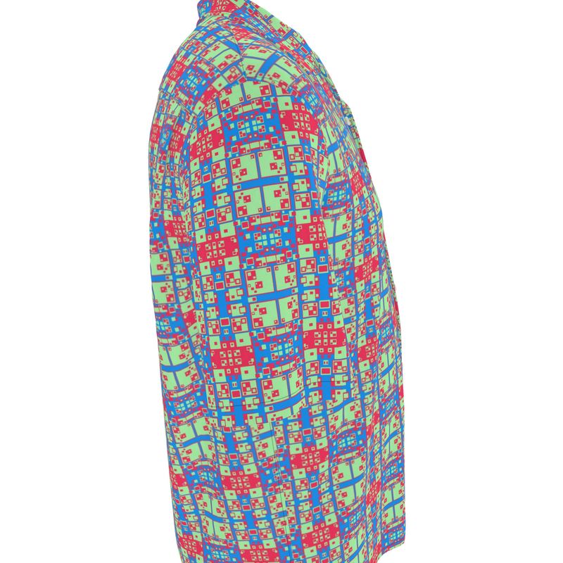 Pixel Ape Revere Shirt - Blue