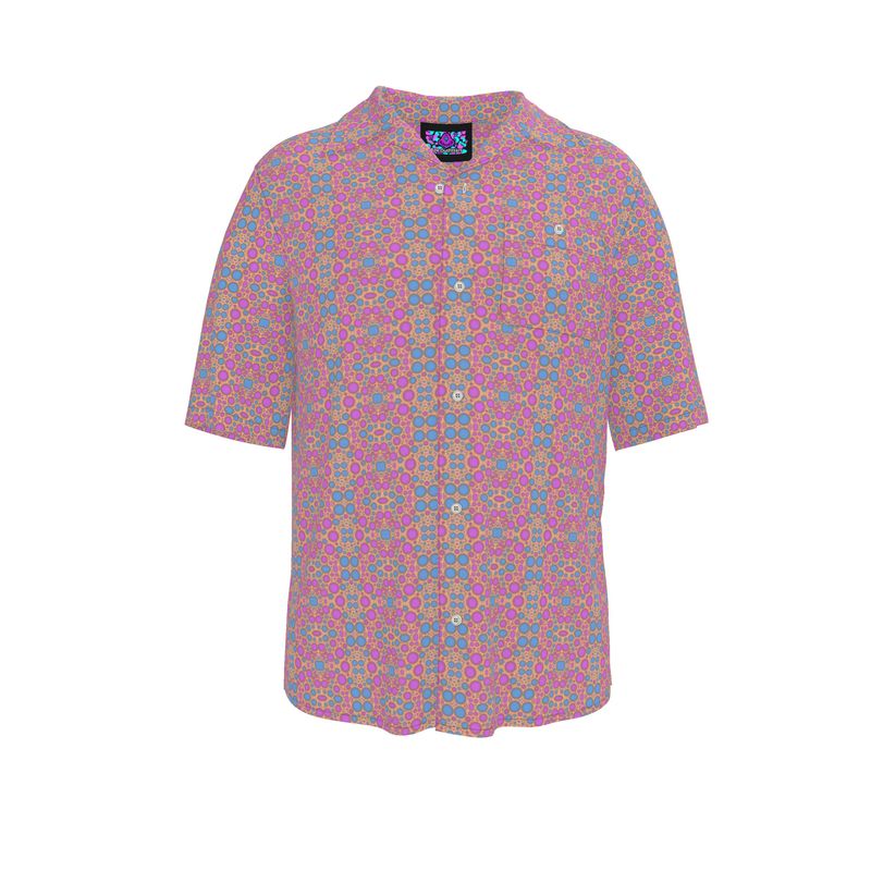 Ape Dots Revere Shirt - Pink