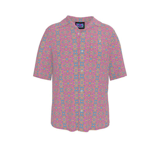 Ape Dots Revere Shirt - Pink