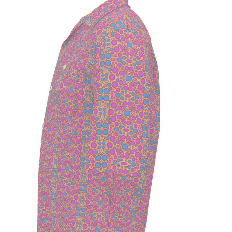 Ape Dots Revere Shirt - Pink