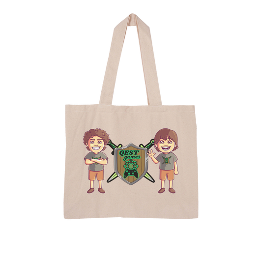 QESTgames - Large Organic Tote Bag