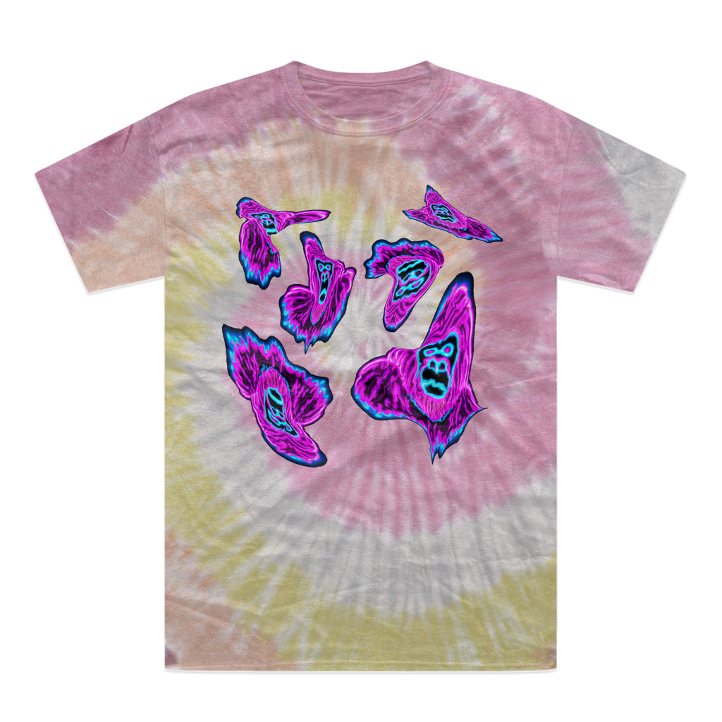 Ape All Over Apes with MCAS - Tie-Dye T-Shirt