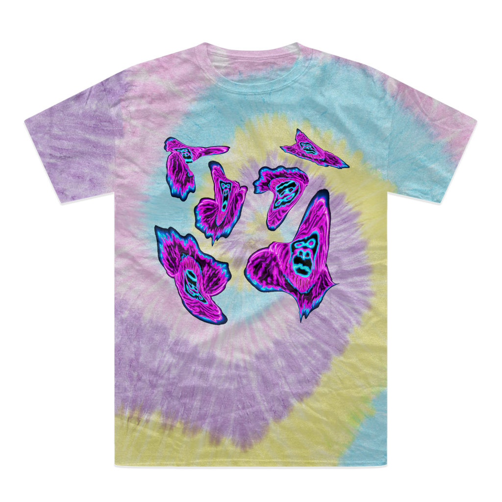 Ape All Over Apes with MCAS - Tie-Dye T-Shirt