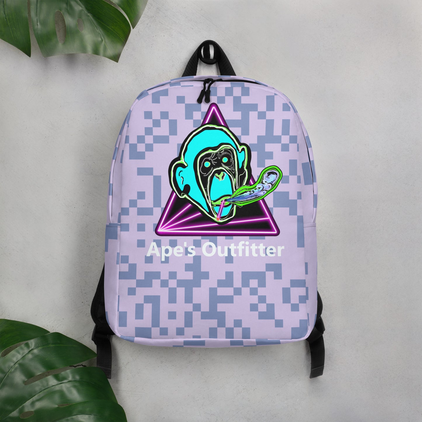 Smoking Ape Emblem Backpack