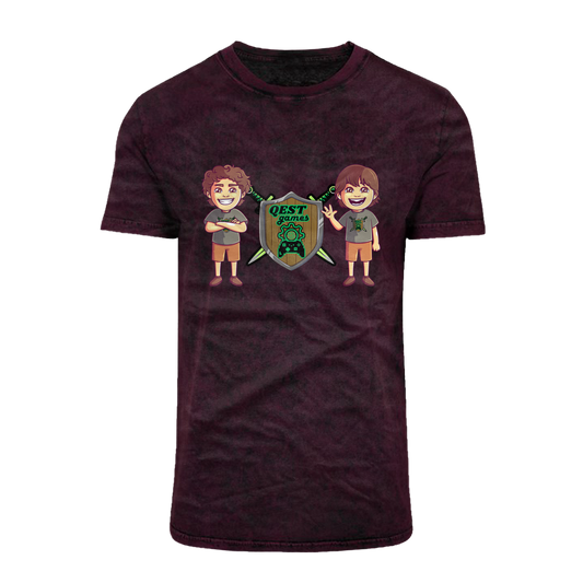 QESTgames  - Acid Washed T-Shirt