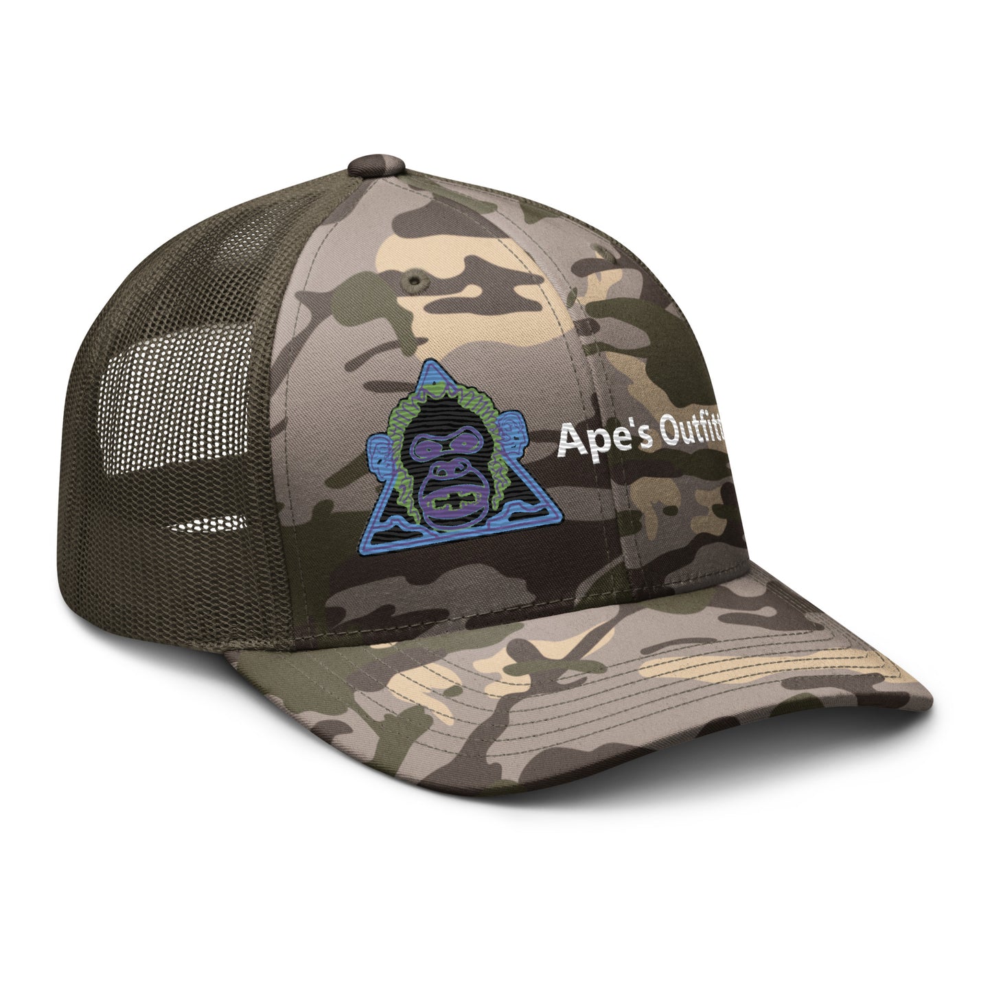 Raging Ape's Emblem Camo-Otto cap 105-1247