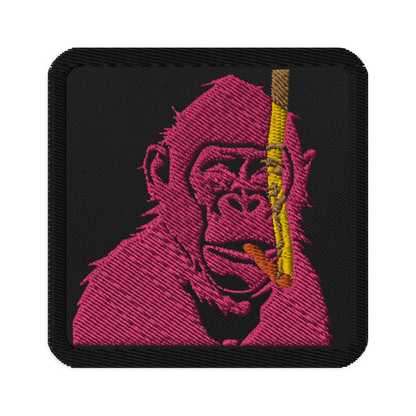 Smoking Ape Embroidered patch