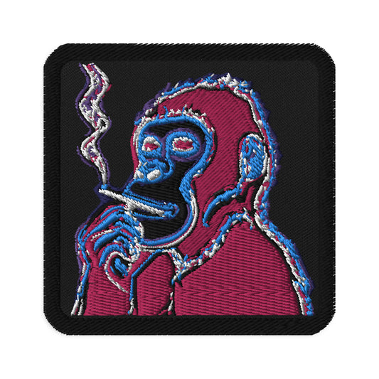 Smokin' Ape Embroidered patch