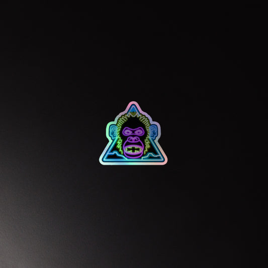 Raging Ape Emblem Holographic stickers