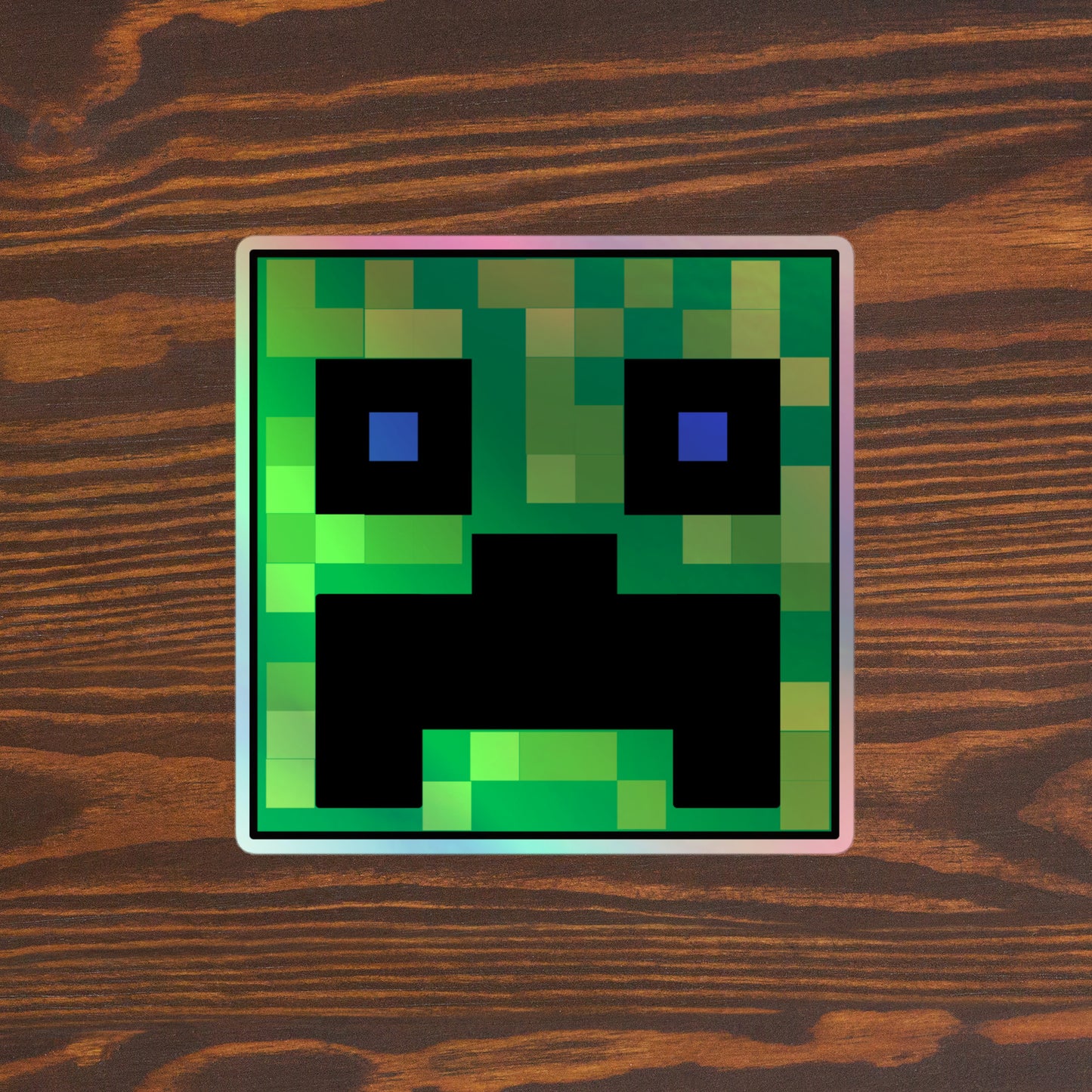 Creeper Holographic stickers