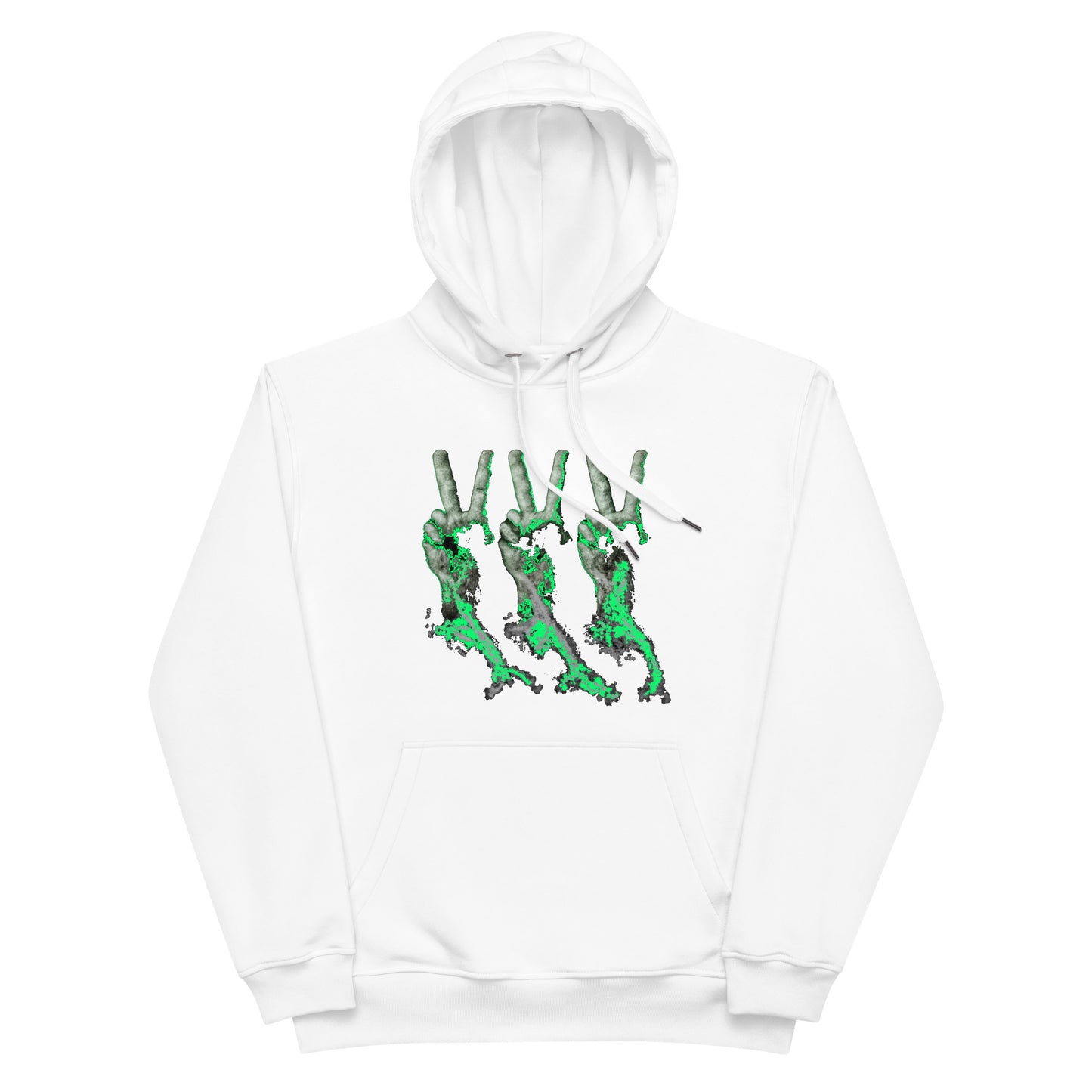 3 Peace eco hoodie
