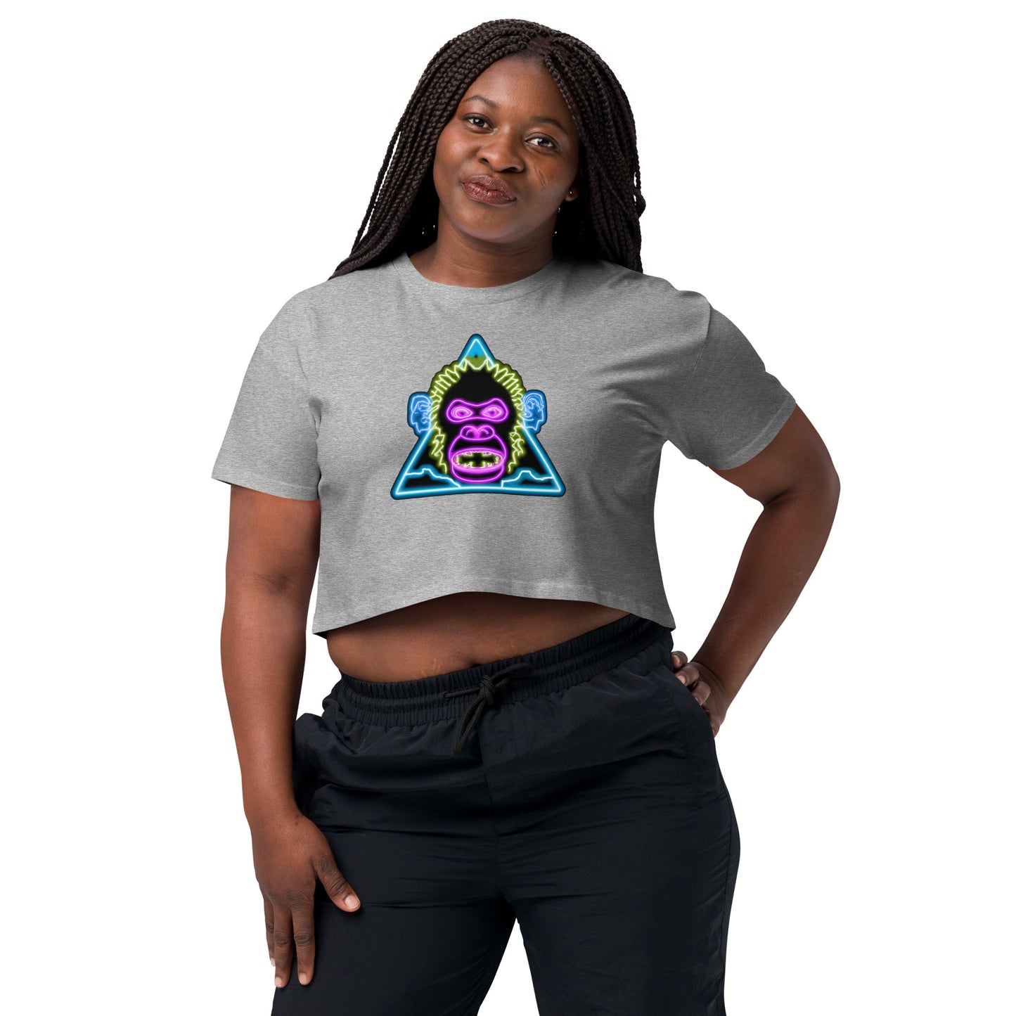 Raging Ape Emblem crop top