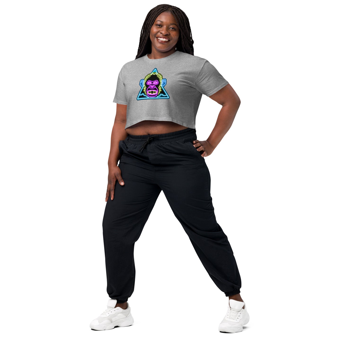 Raging Ape Emblem crop top