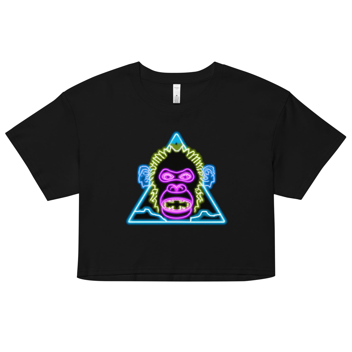 Raging Ape Emblem crop top