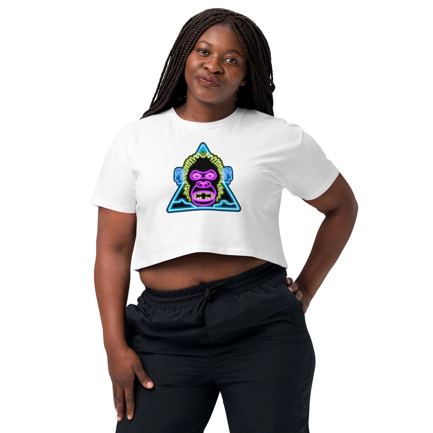 Raging Ape Emblem crop top