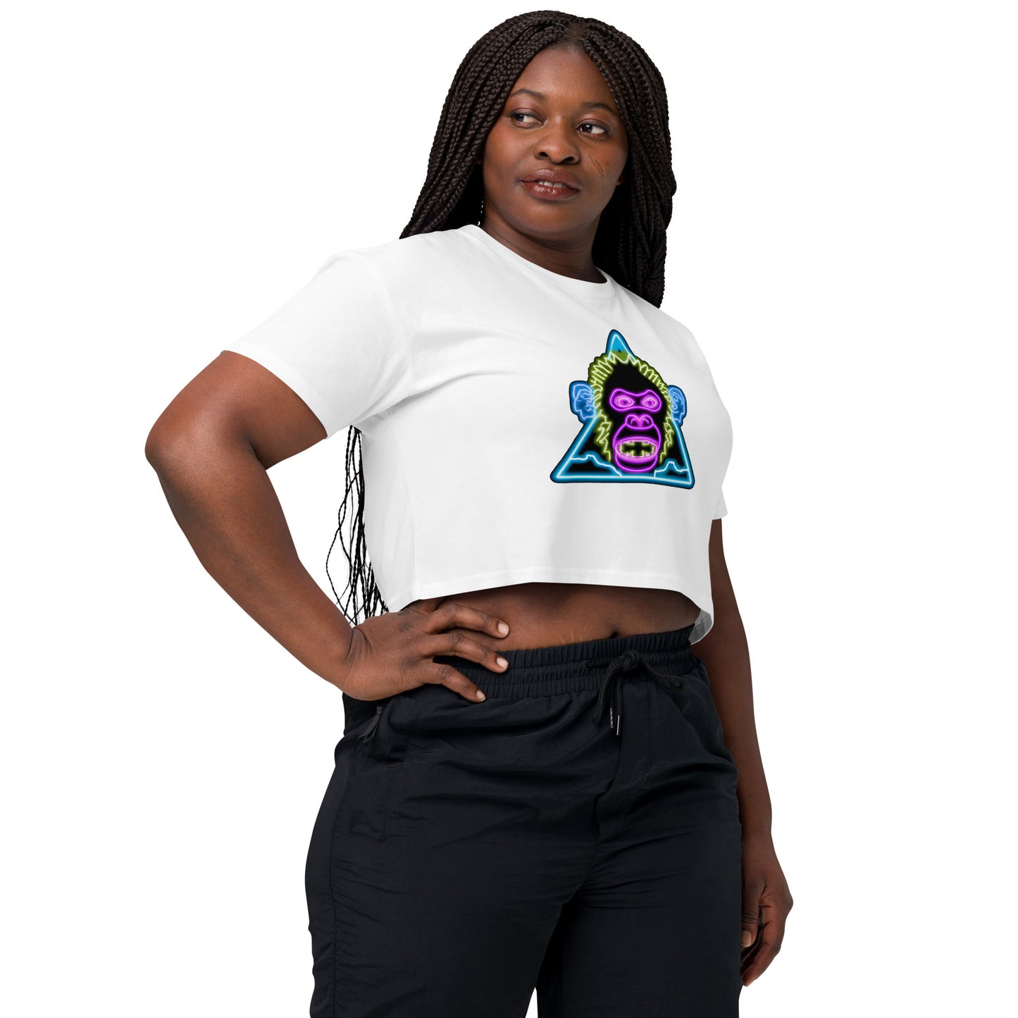 Raging Ape Emblem crop top